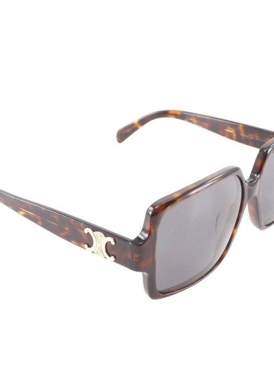 CELINE Triomphe sunglasses CL40316U Brown plastic Women main image 4